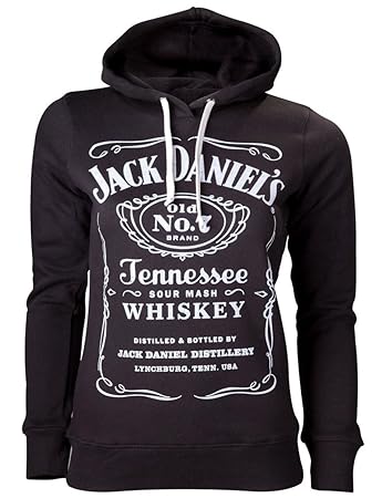 Jack Daniels Hoodie Größe M (medium) Damen Kapuzenpullover Girls Sweater Girl-Kapuzenpullo