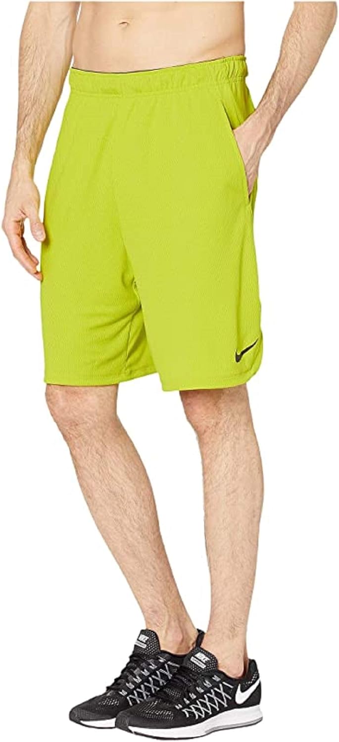 Nike Mens Training Running Shorts Green L Clothing