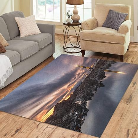 Amazon Com Semtomn Area Rug 3 X 5 The St John Point Lighthouse