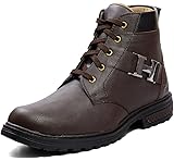 Red Rose Men's Synthetic Leather Boots & Casual Shoes and sneakers Tan Shoes