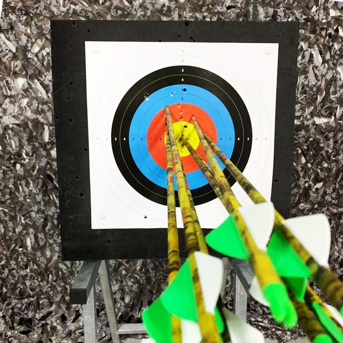 Linkboy Archery Spine 300 400 500 600 Carbon Arrows for Compound Recurve Long Bows Adult Hunting Practice 30 32 Inch Arrow Pack of 12PCS : Sports & Outdoors