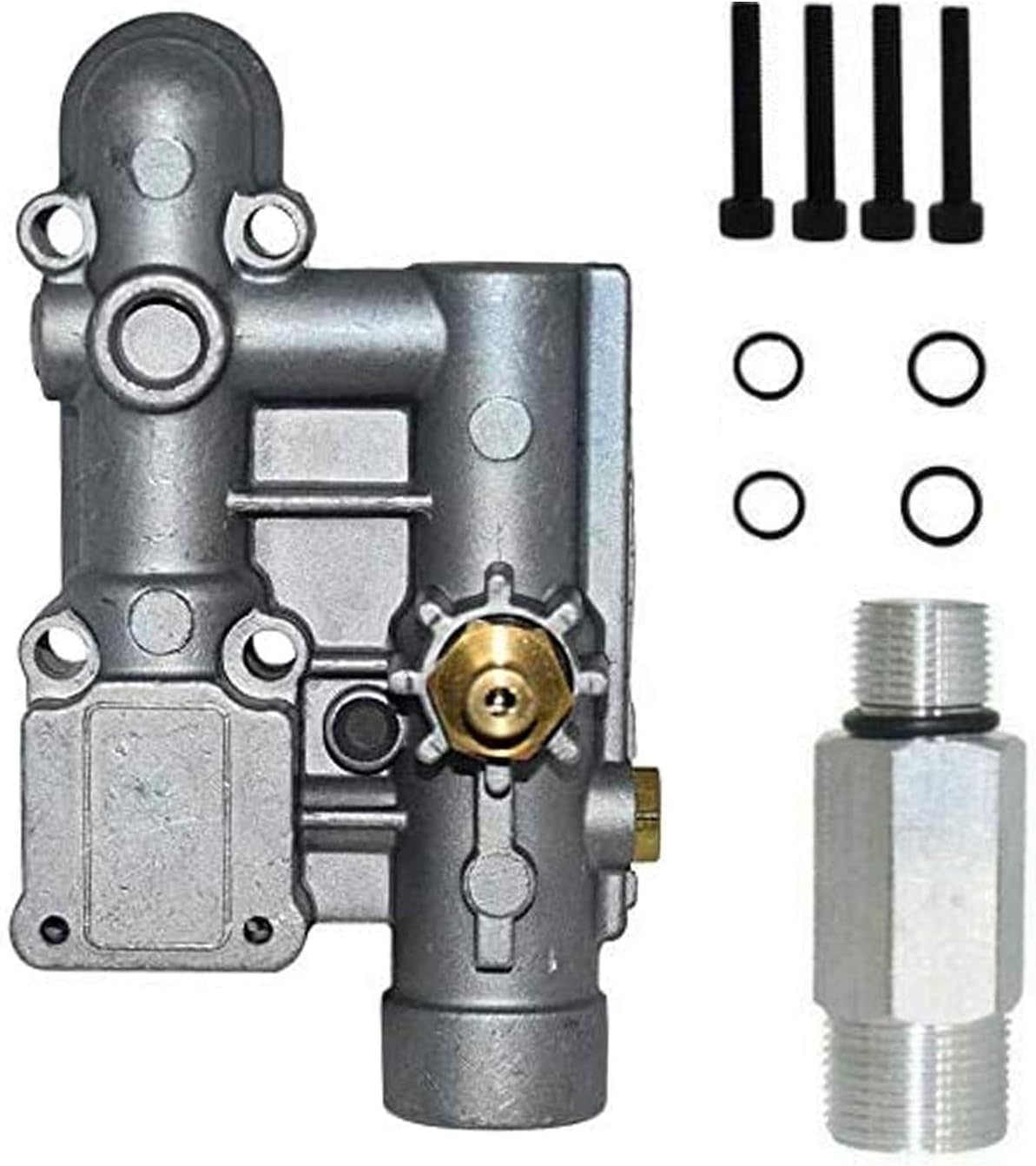 Carbman 4 Bolt Pressure Washer Pump Unloader Manifold Kit