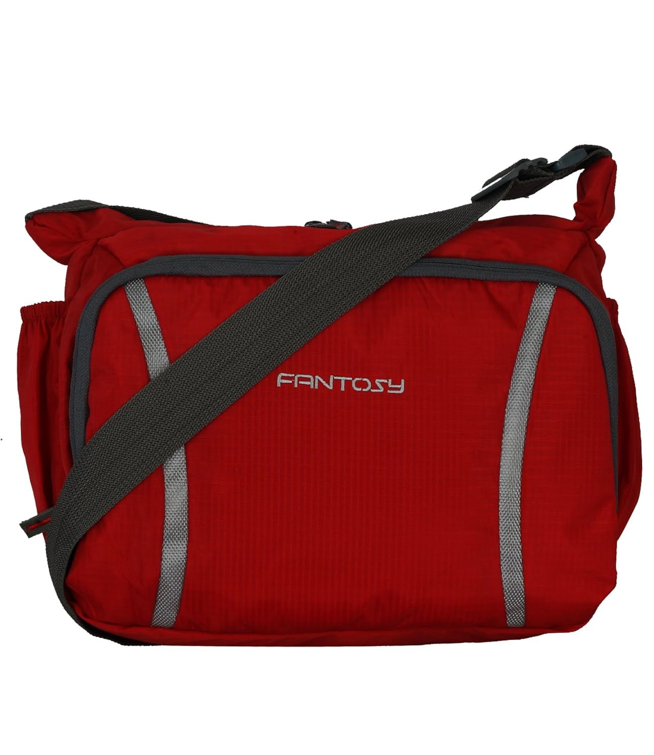 fantosy men red polyester slingbag (mb-003)