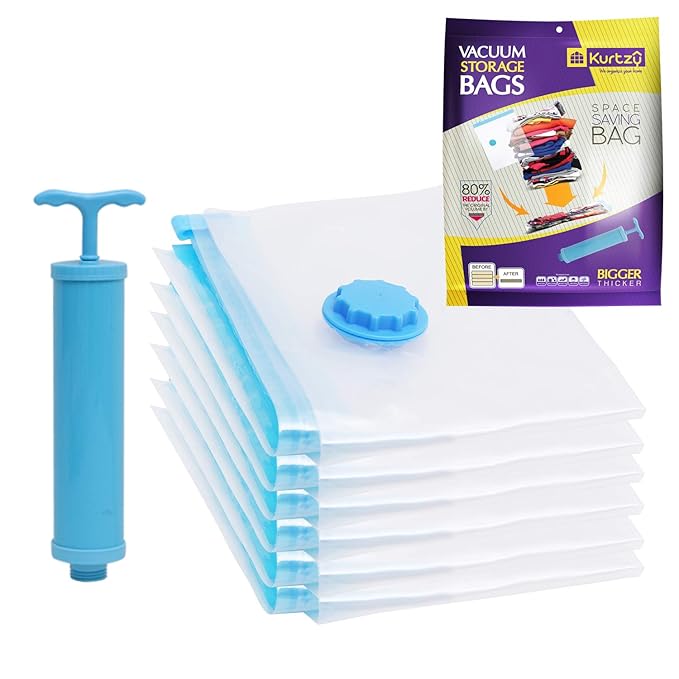 Reusable vacuum seal bags for clothes Clearance