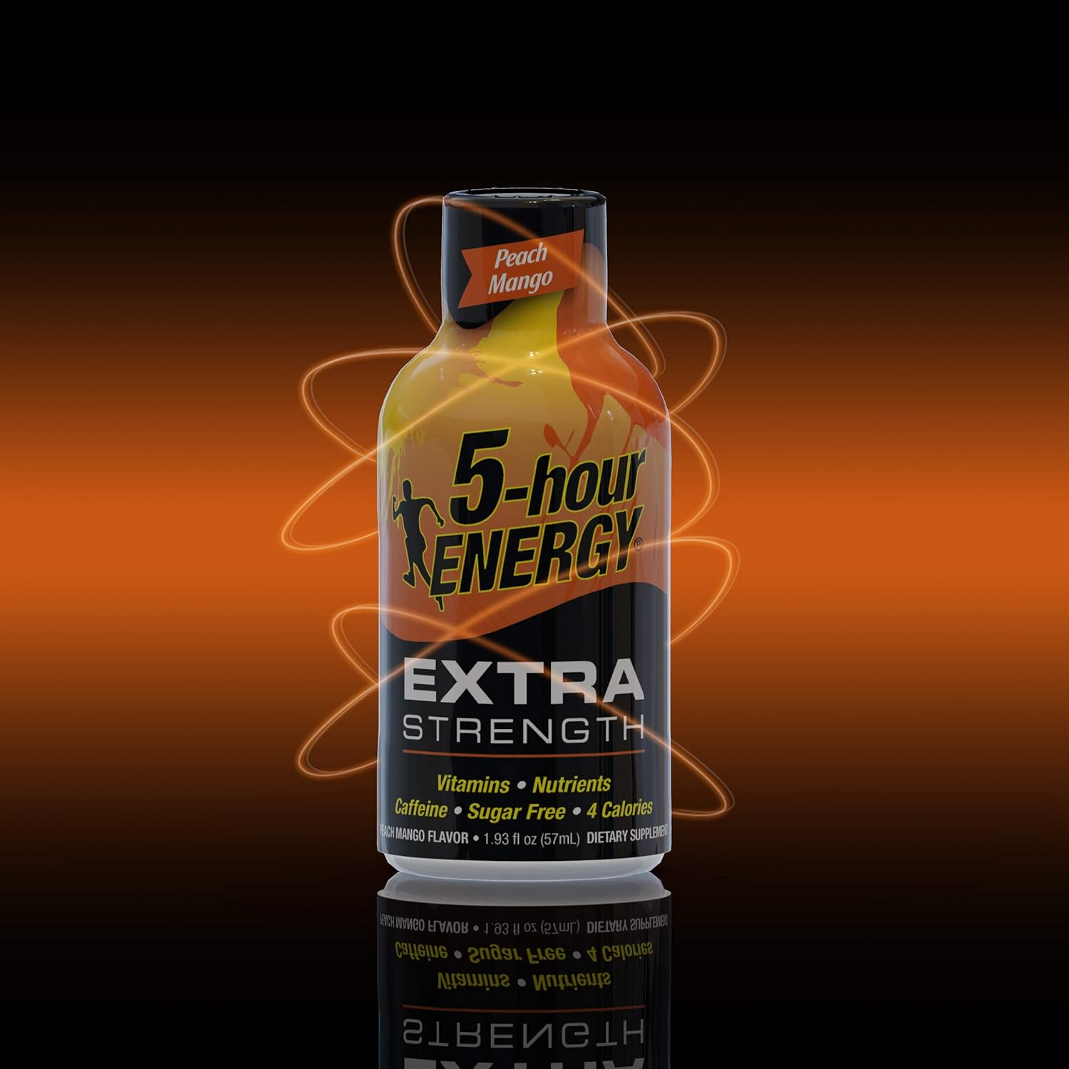 5 Hour Energy Shot Extra Strength Peach Mango- 48 Pack of 2 Ounce Bottles: Sports & Outdoors