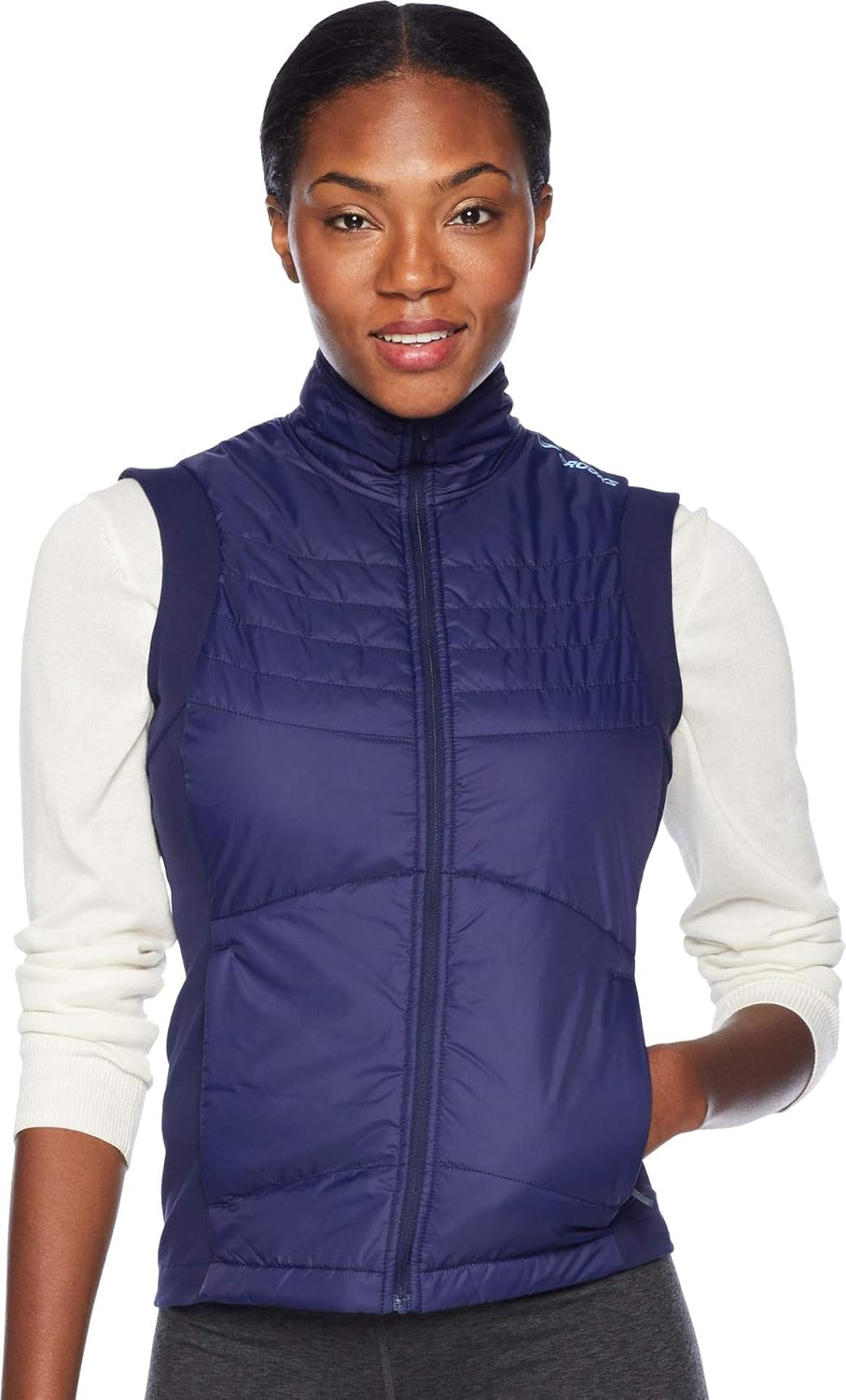 brooks vest womens grey