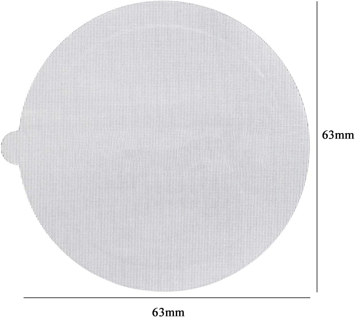 HIERYAN Aluminum Foils Lids to Reuse, 80 Pcs Aluminum Foil Lids Vertuoline, Reusable Foil Covers, 63mm in Diameter: Kitchen & Dining