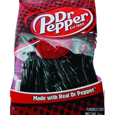 Dr. Pepper Licorice Twists - Made with Real Dr. Pepper! 4 Packs