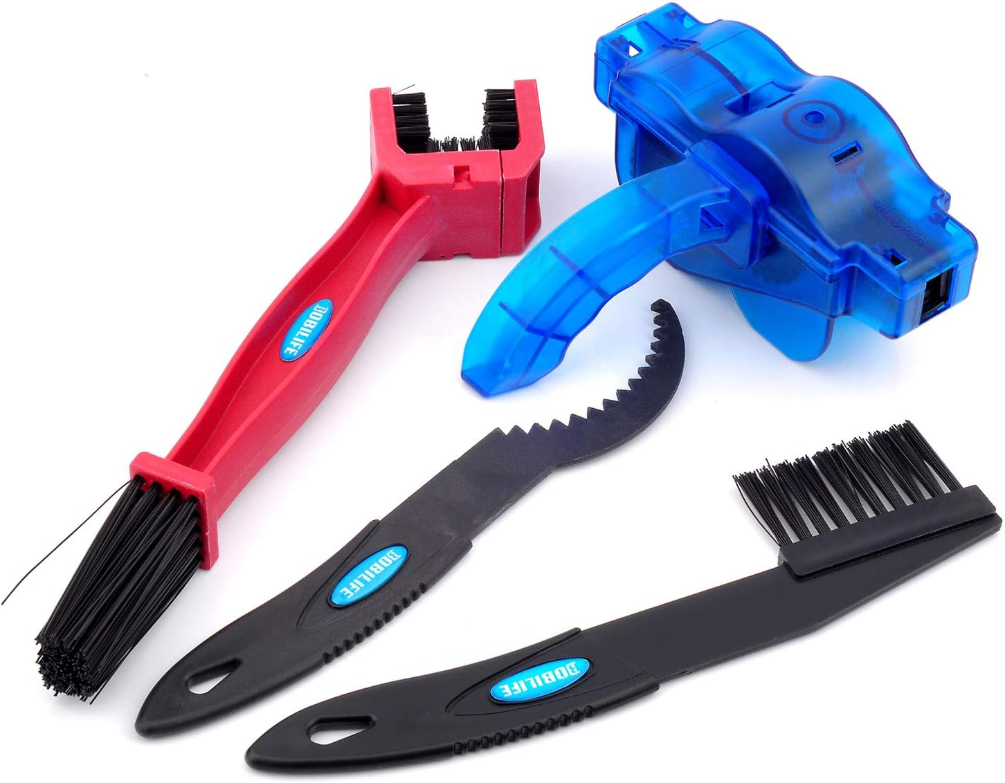 BOBILIFE Bike Chain Cleaning Kit - Bicycle & Motorcycle Gear Chain Cleaner Brush Tools