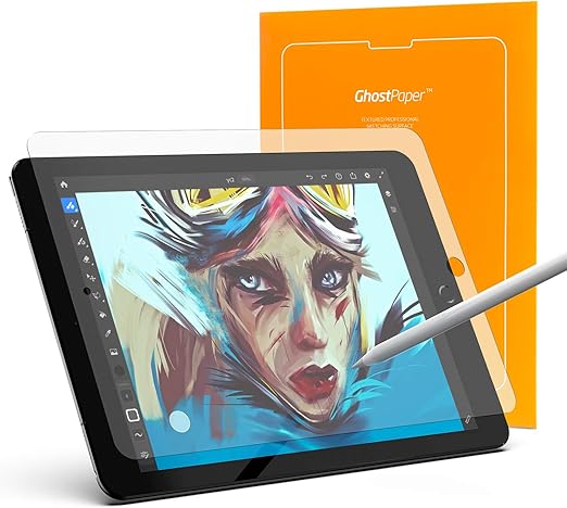 Amazon Com Uppercase Ghostpaper Premium Paper Feel Texture Film Matte Screen Protector For Writing Sketching Drawing Compatible With Ipad Pro 11 Or Ipad Air 10 9