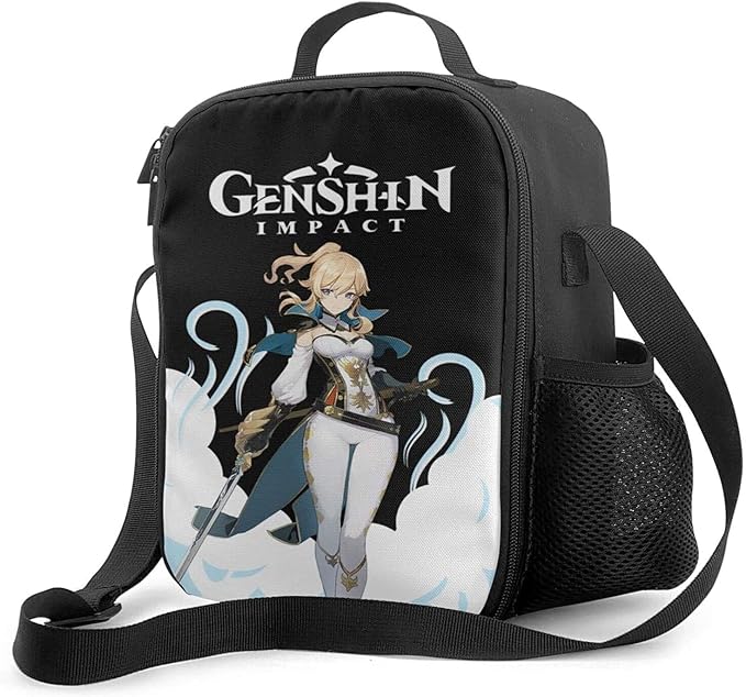KINGAM Genshin Impact wiederverwendbare Lunchbox, robuste, langlebige