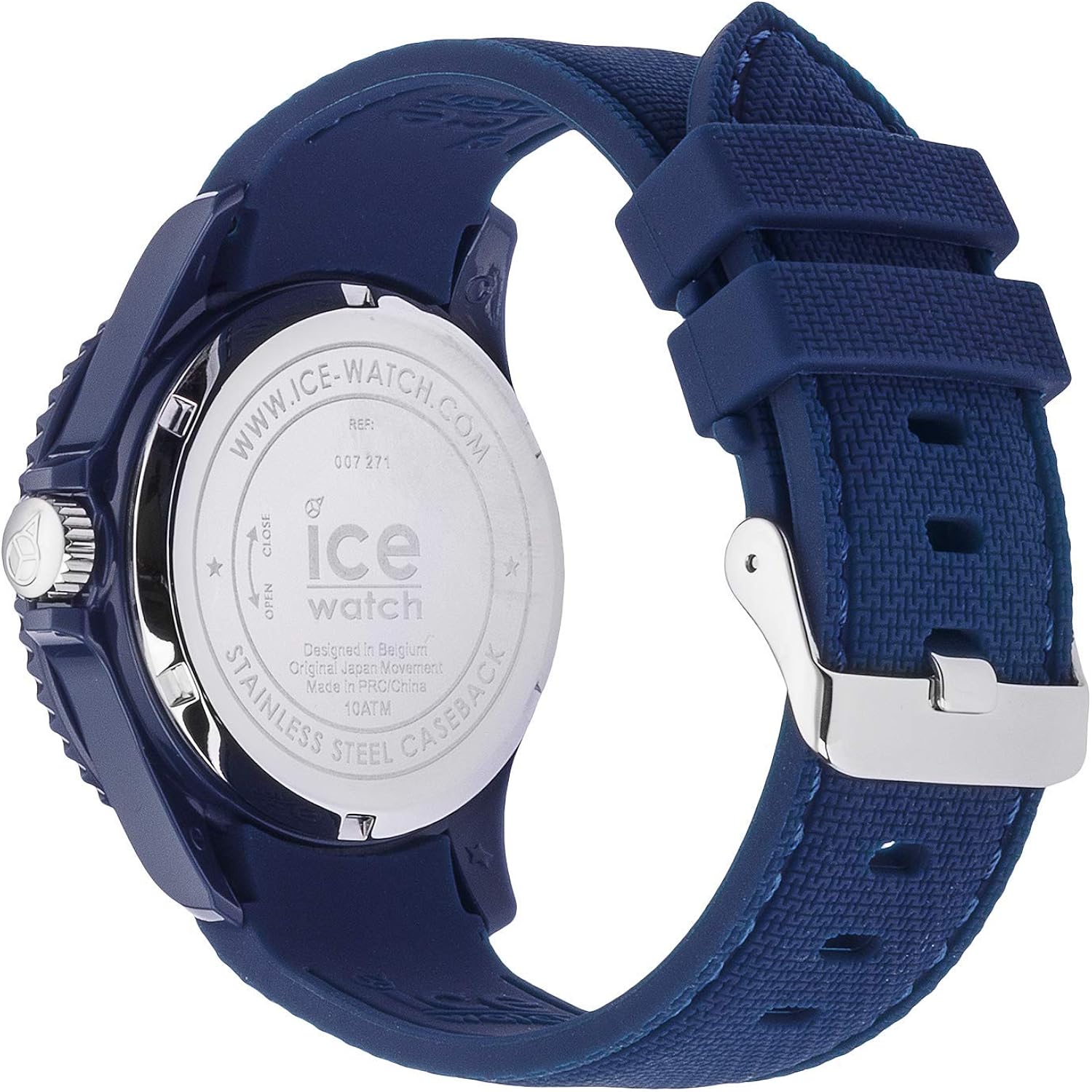 ICE-WATCH - ICE sixty nine Dark blue - Men's wristwatch with silicon strap - 007278 (Medium), Blue/Blue, Medium (40 mm) - Image 5