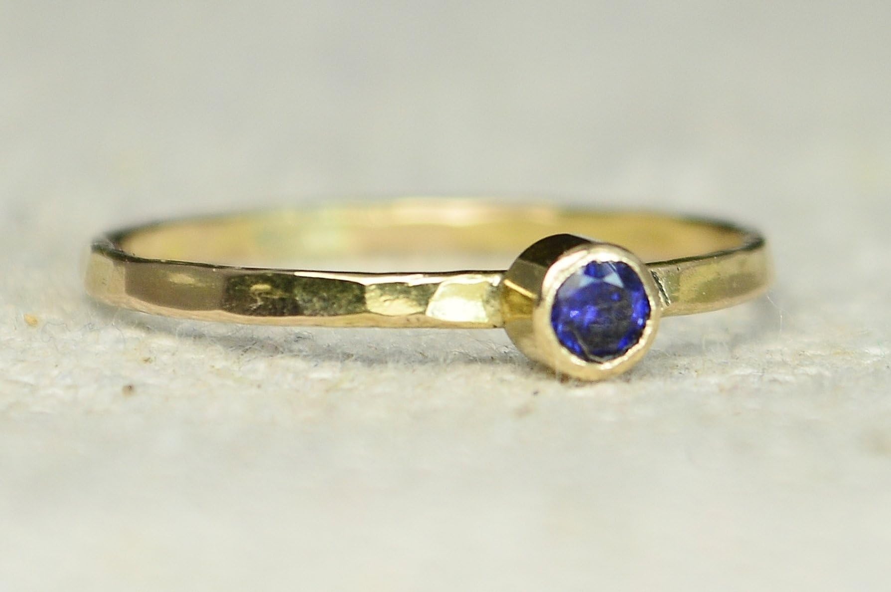 Classic 14k Gold Filled Sapphire Ring