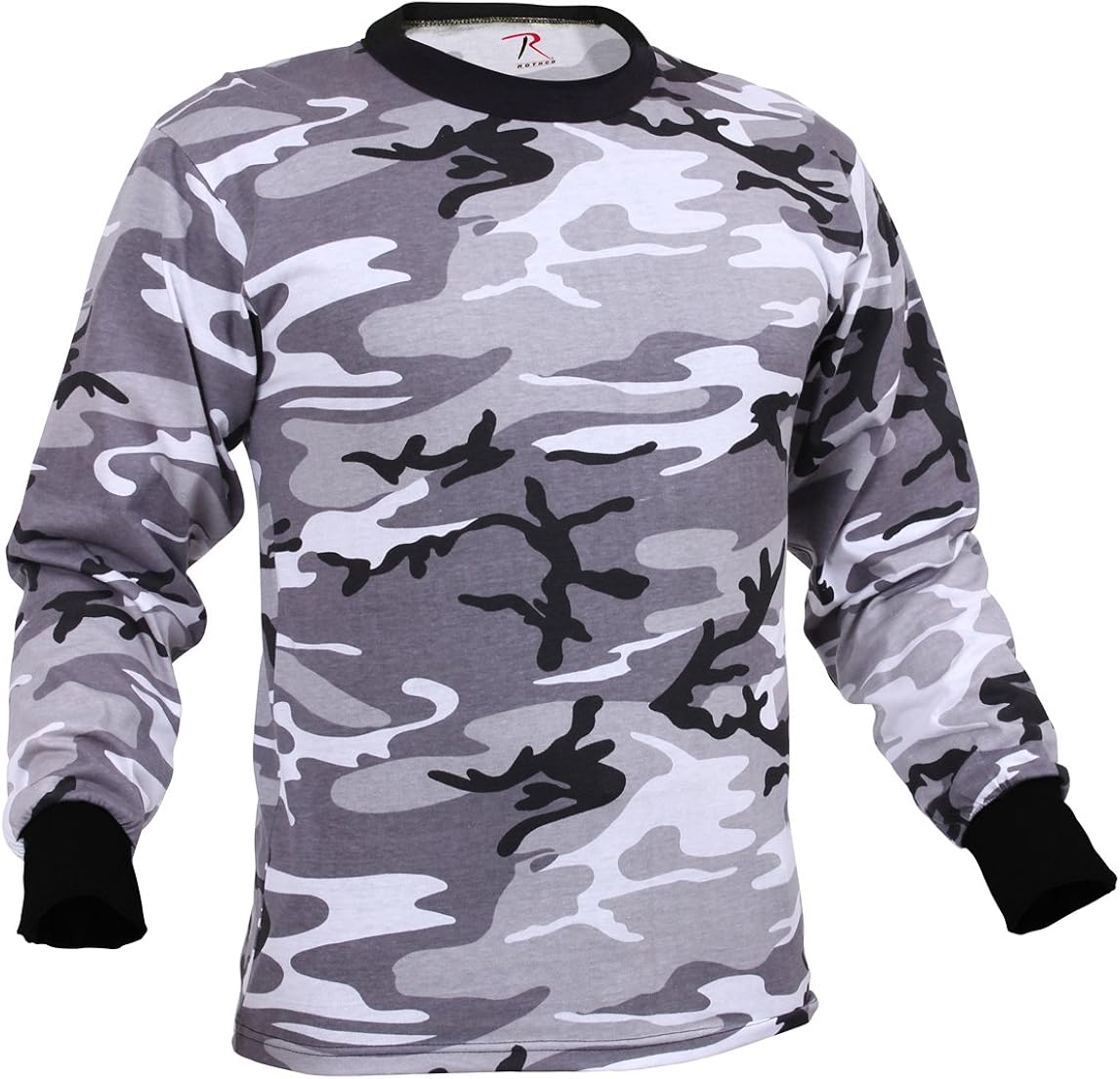 Rothco Long Sleeve Camo T-Shirt: Clothing