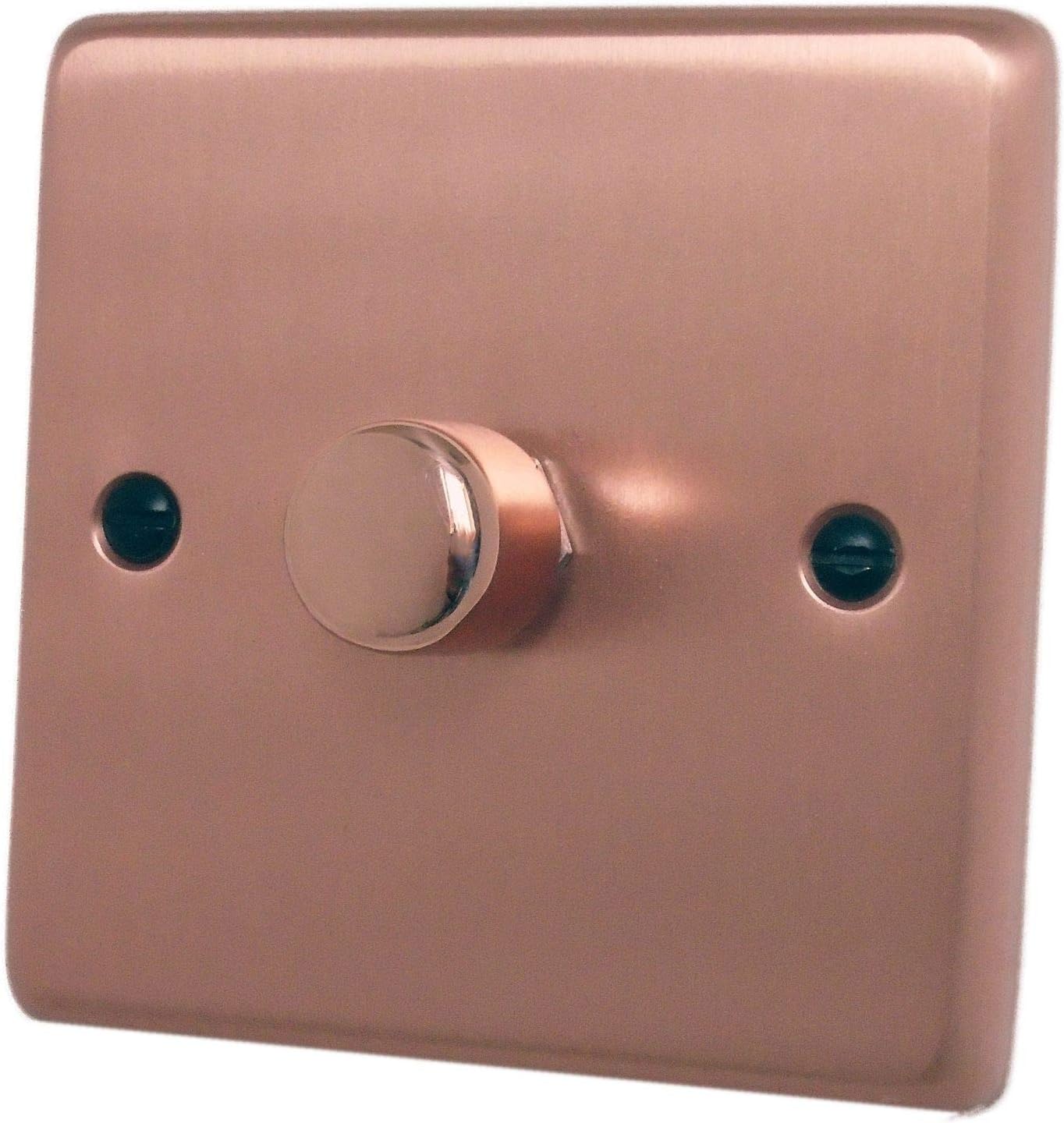 G&H CRG11 Standard Plate Rose Gold 1 Gang 1 or 2 Way 40400W Dimmer Switch Amazon.co.uk DIY
