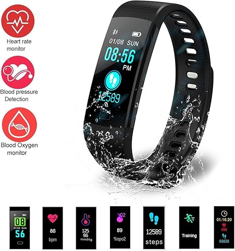 Amazon Com Fitness Tracker Hr Activity Tracker With Heart Rate
