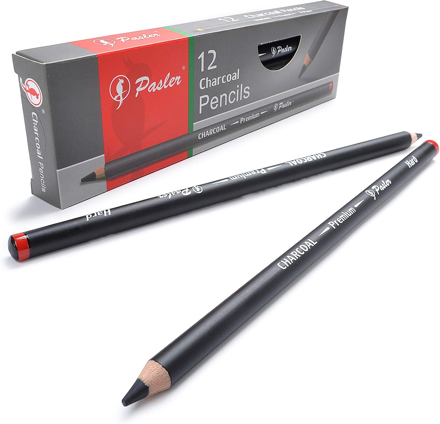 Pasler TM Professional Charcoal Drawing Pencils, Set of 12
