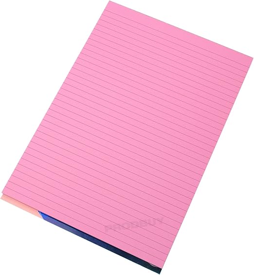 [Pack of 3] Visual Memory Aid A4 Pink 100 Page Paper Notepad Refill