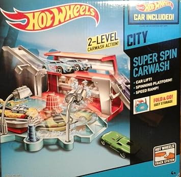 hot wheels super spin car wash