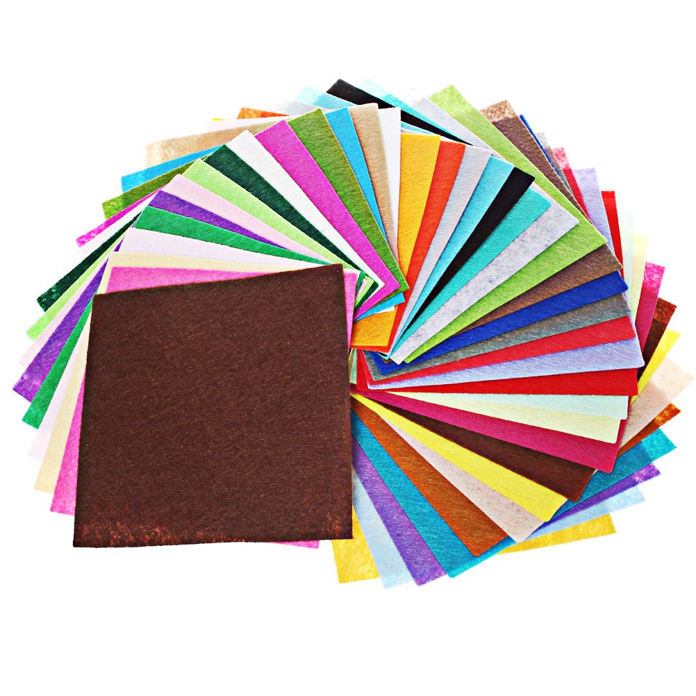 Tela De Fieltro Hojas Fieltro Juego Suave Durable Diy Manualidades En 40 Colores 15 15 Cm Sicai 80 Pcs Especial Hojas De Fieltro Juguetes Y Juegos Actividades Creativas
