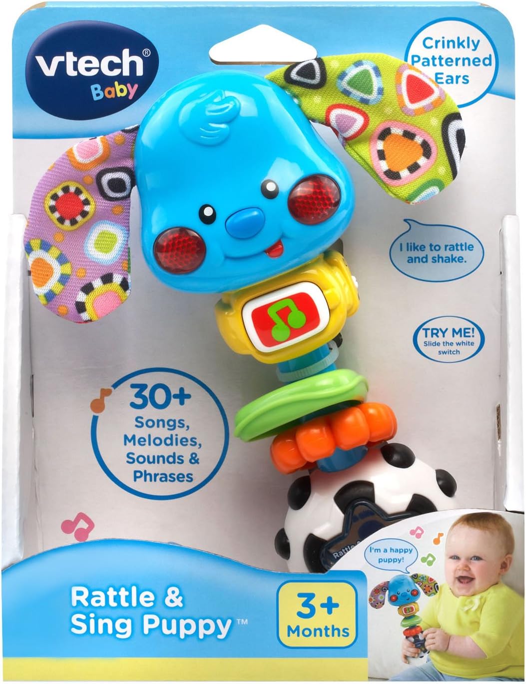 VTech Baby Rattle and Sing Puppy,Multicolor: Toys & Games
