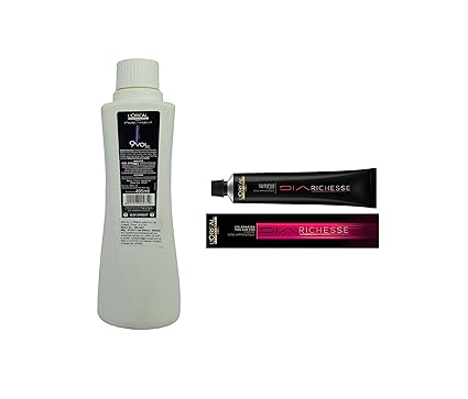 L'Oreal Dia Ammonia-free Hair 4 Brown (1 Tube) 60 ml + Loreal Dia Activateur Developer 495 ml