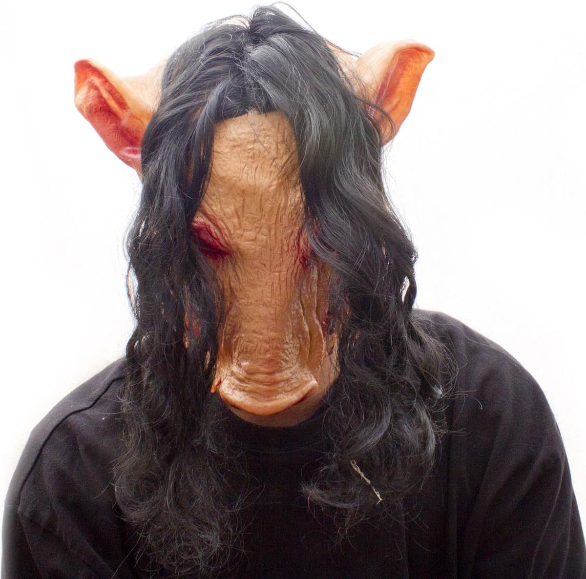 Horror Pig Mask Pig Latex Mask Pig Creepy Horror Mask Pig Halloween - Image 5
