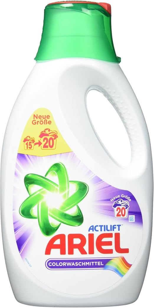 Ariel Liquid Detergent (20 Loads, 1100ml, Color) Health