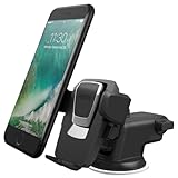 iOttie Easy One Touch 3 (V2.0) Car Mount Universal Phone Holder for iPhone 7 Plus 6s Plus SE Samsung Galaxy S8 Edge S7 S6 Note 5- Retail Packaging- Black