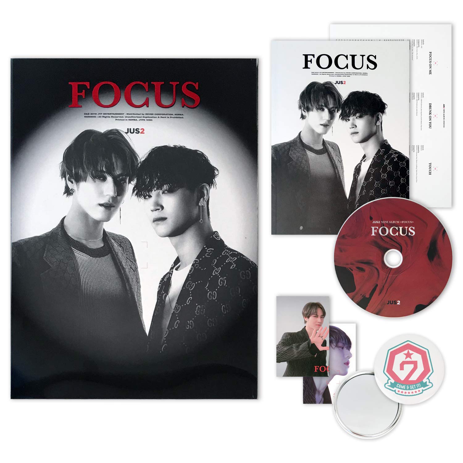 Got7 Jus2 Got7 Jus2 Mini Album Focus A Ver Cd Photobook Lyrics Poster Photocards Free Gift Amazon Com Music