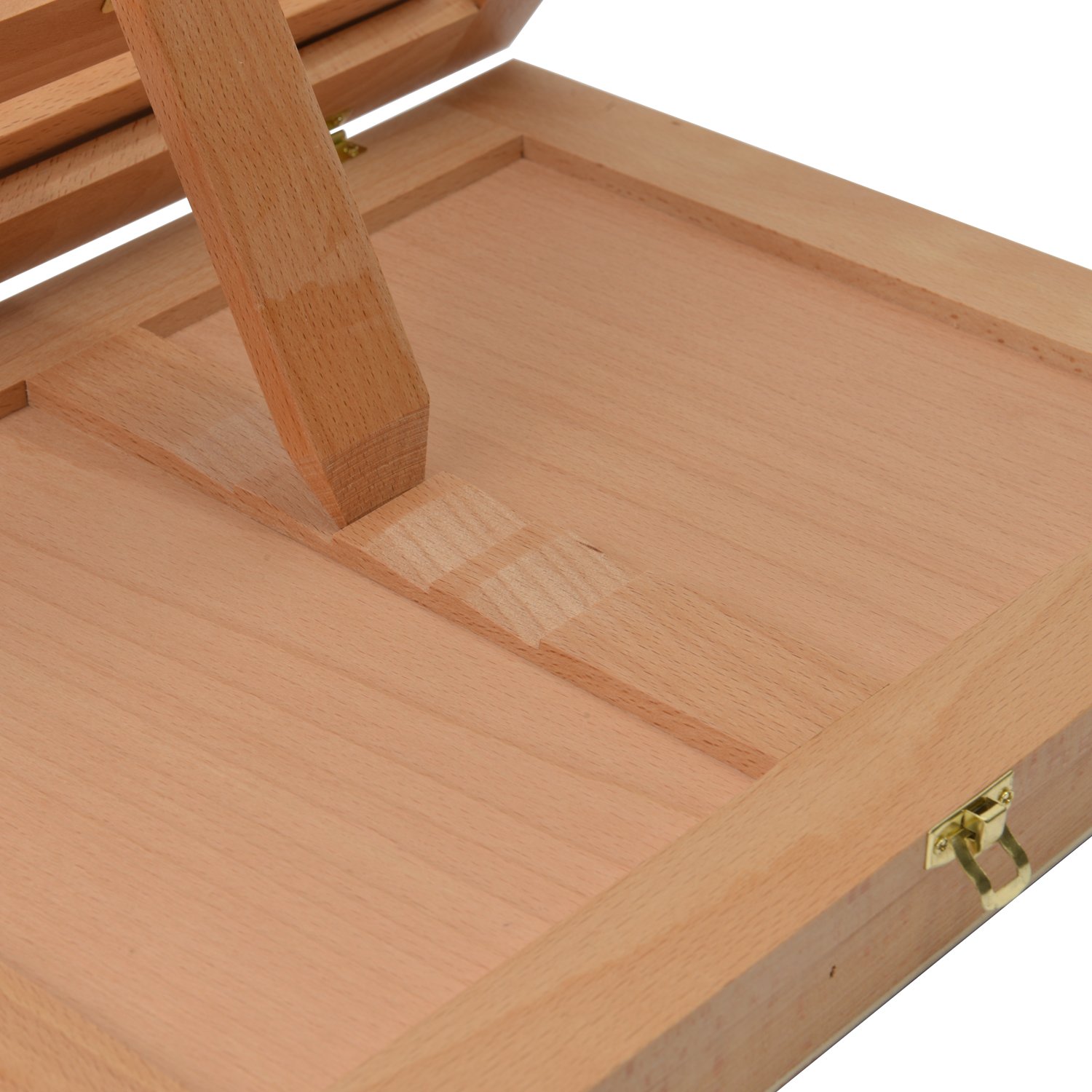 Chevalet De Table Bois Hêtre Avec Rangement - Planche à Dessin Réglable Jusqu'à 90° Pour Artistes