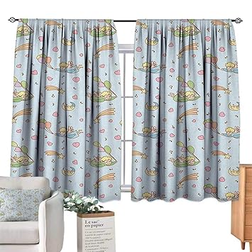 Amazon Com Unpremoon Angel Blackout Curtains Little Girl With