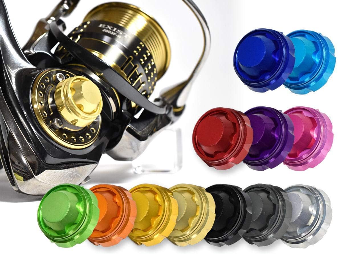 Amazon 新製品 Hedgehog Studio ヘッジホッグスタジオ ダイワ シマノ スピングリール対応 ハンドルスクリューキャップ Hsc Sd A Hedgehog Studio スピニングリールパーツ