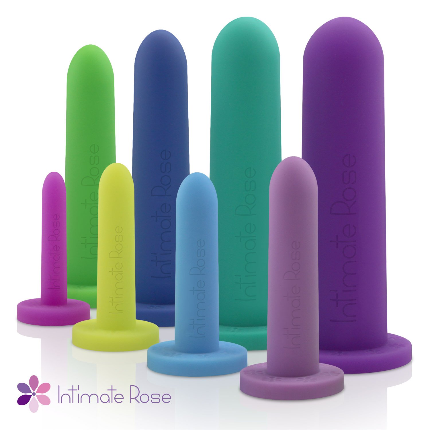 Intimate Rose Silicone Dilators for Women & Men Graduated from Small