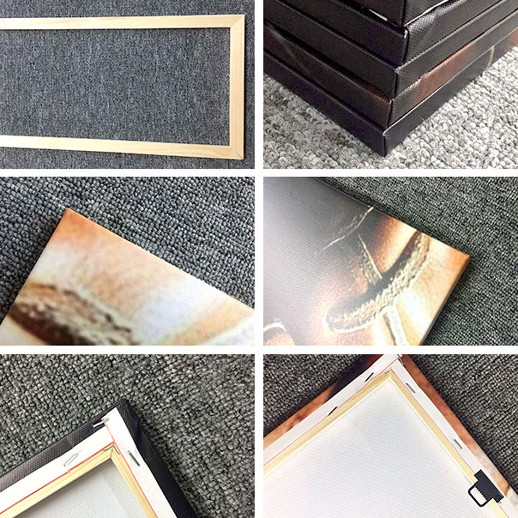 Xbnh 5 Unids Lienzo Indio Buda Cartel Hd Imprimir Pintura Mural