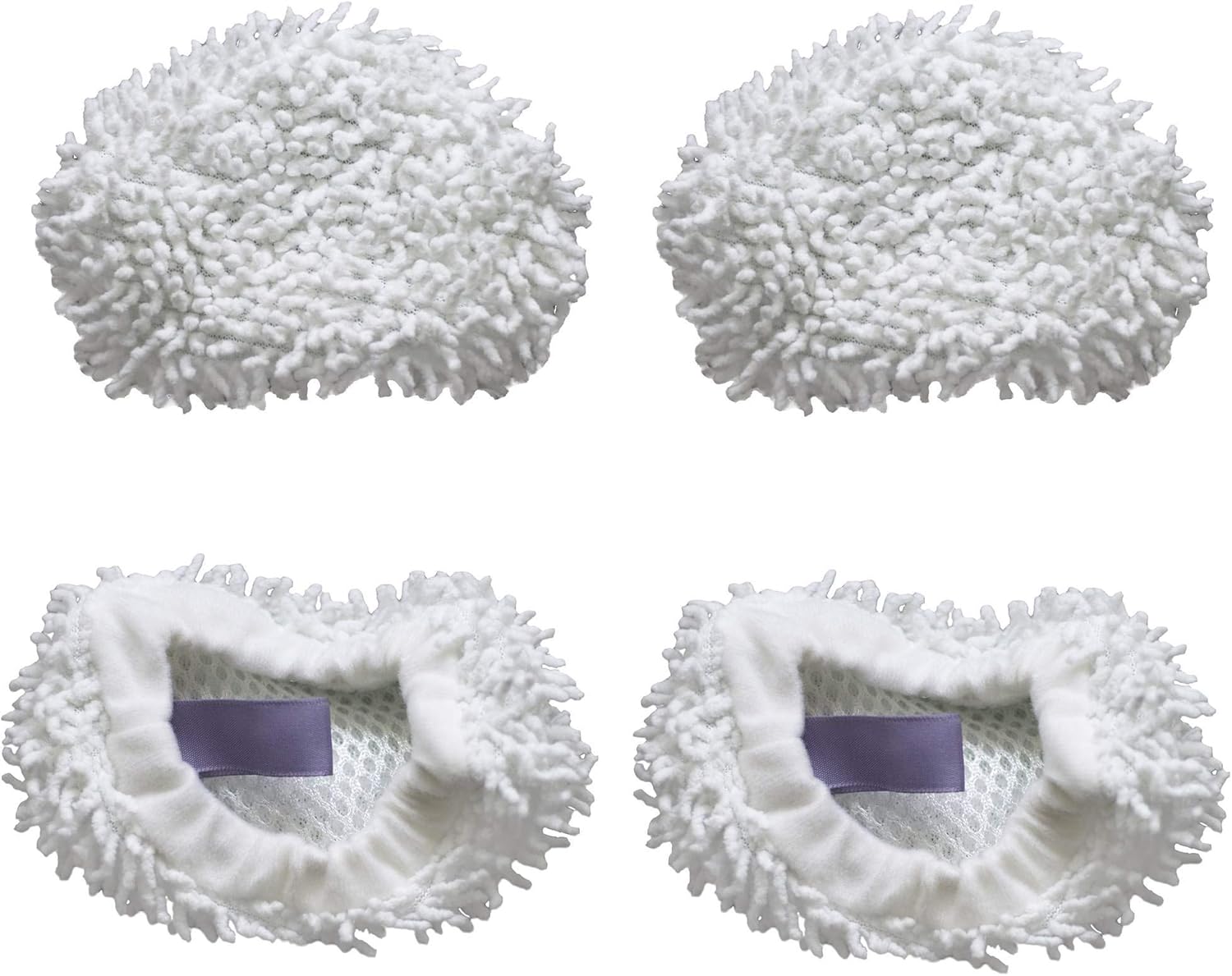 Shark Replacement Washable Microfiber Mop Pads for Lift-Away Steam Mop, 4 Pack