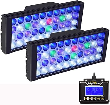 Amazon Popbloom T30 Reef 2 X Turing30 電灯 1 X 制御装置 4チャンネル調光90 1cm海水 サンゴ 水槽用照明観賞魚飼育4 つの調光機能付き Led チャンネル 台 支え Popbloom ライト 照明 通販