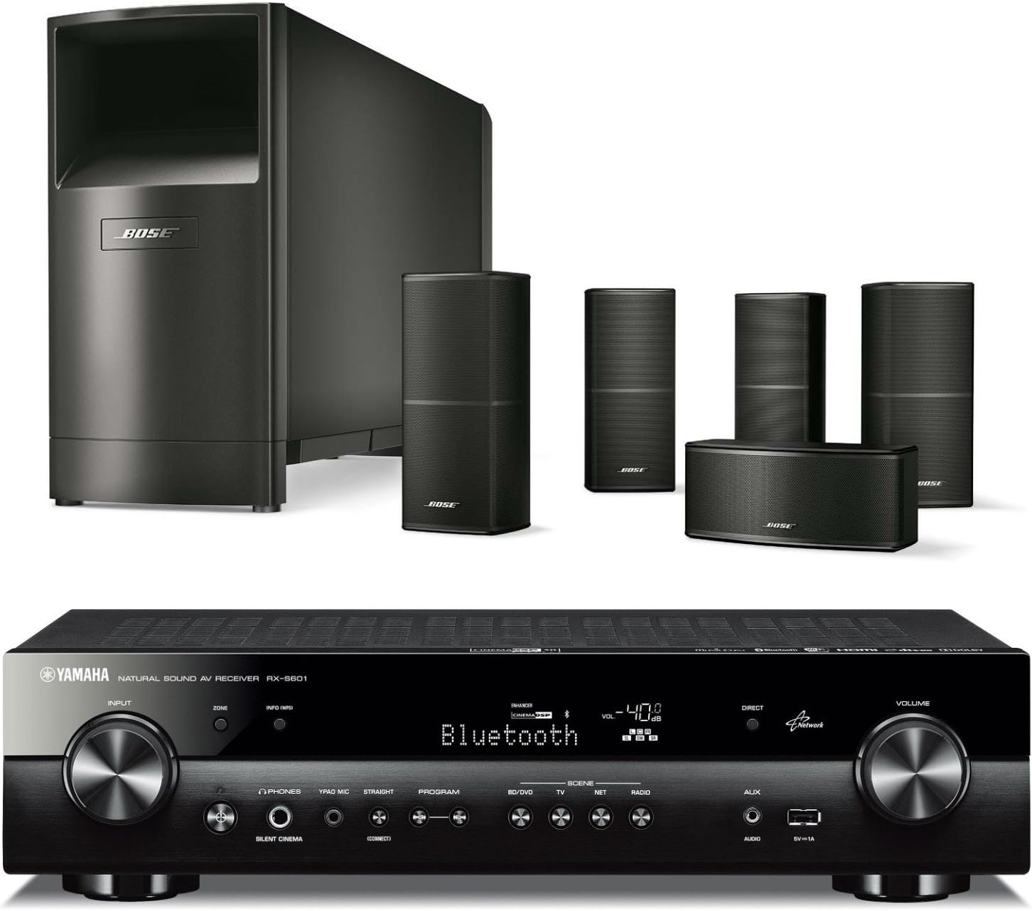 bose yamaha home theater system