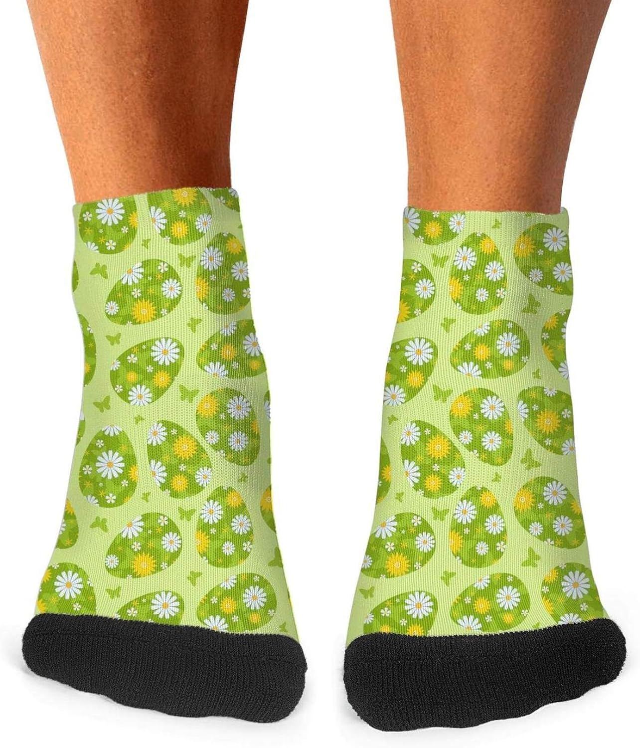 Green Easter Day Eggs mens socks cool socks at Amazon Men’s Clothing store