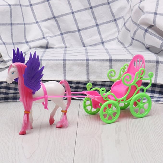 doll horse carriage