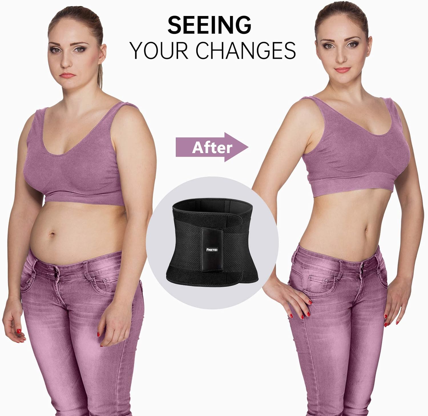 sweat belt premium waist trimmer