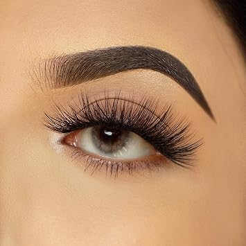 ALSH G405 glam length & volume 3D faux mink false lashes, reusable,handcrafted,lightweight, bridal, party wear
