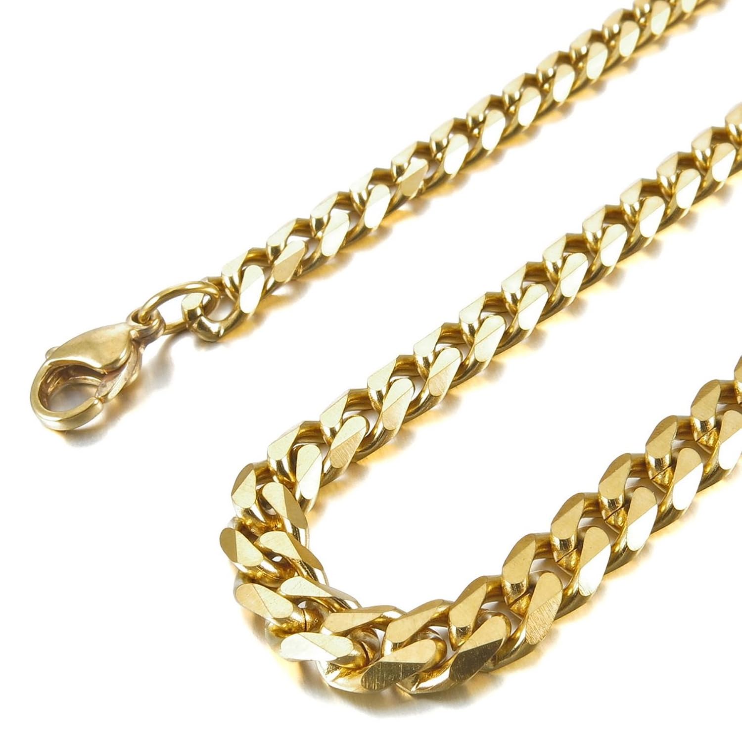 MunkiMix mm Ancho Acero Inoxidable Collar Bordillo Curb Cadena Eslabones Link Enlace