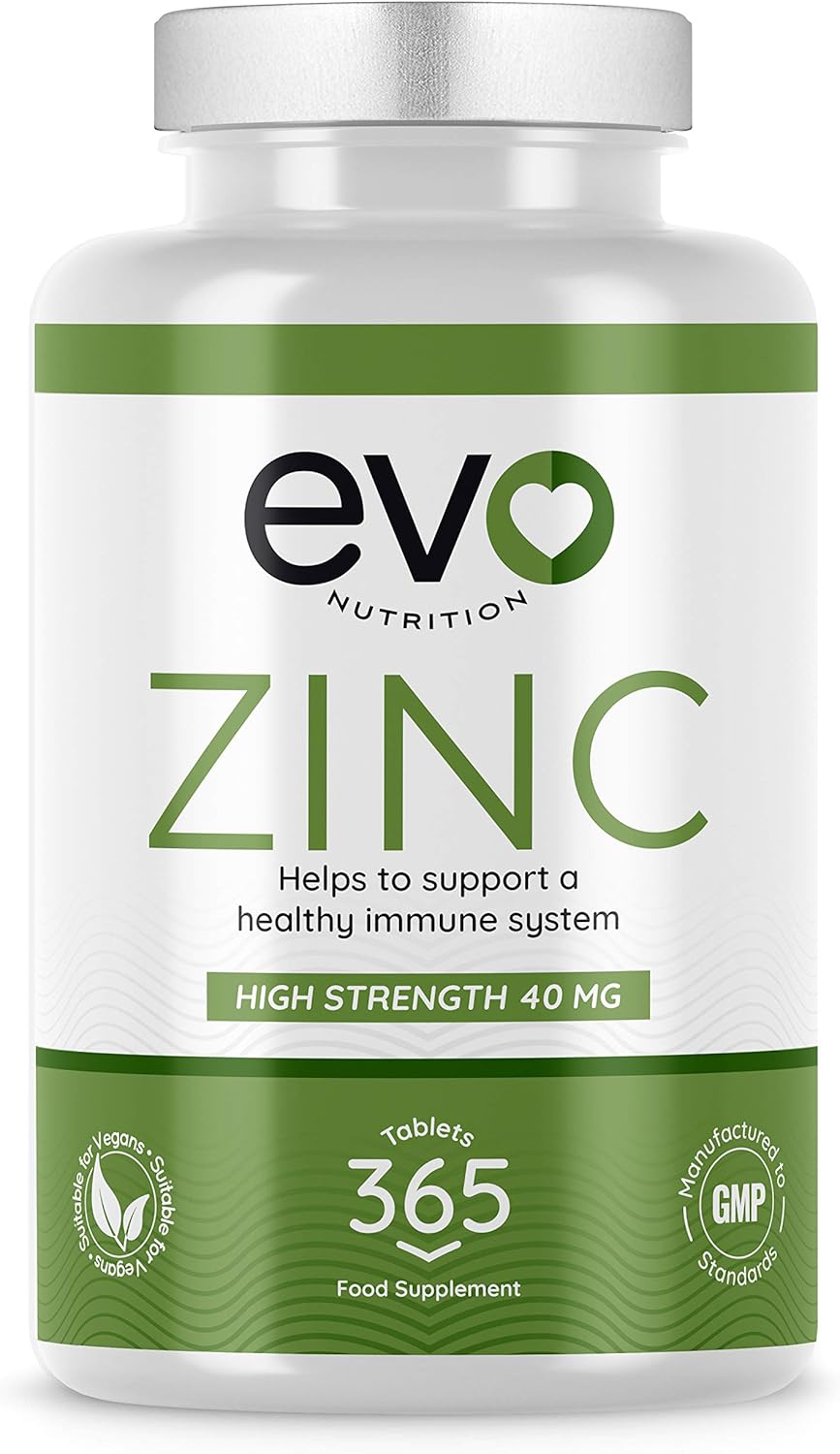 Zinc Tablets 40mg 365 Easy to Swallow Zinc Gluconate Tablets 1