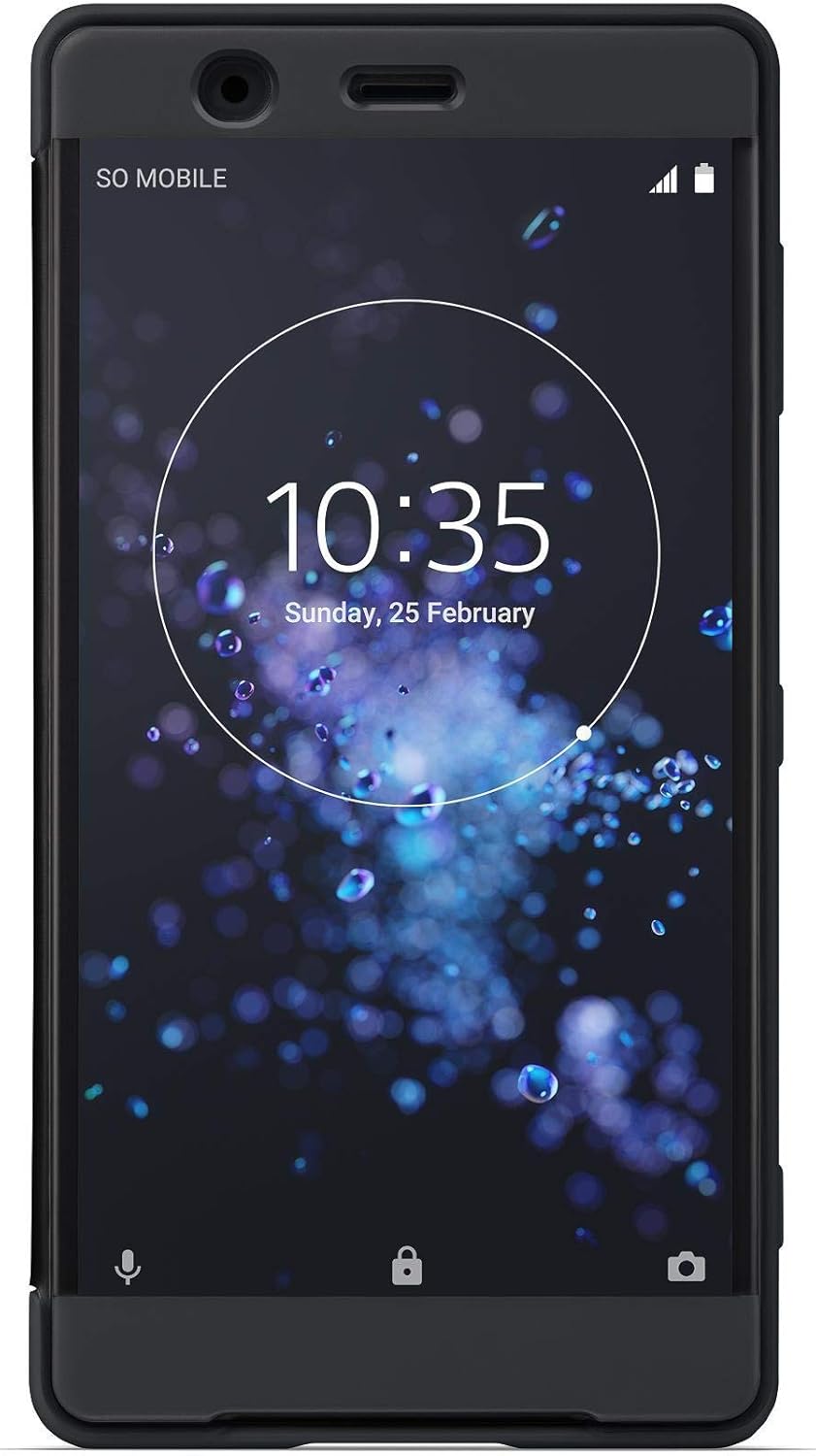 Amazon Com Sony Mobile Style Cover Touch Case Scth30 For Xperia Xz2 Premium Black Electronics