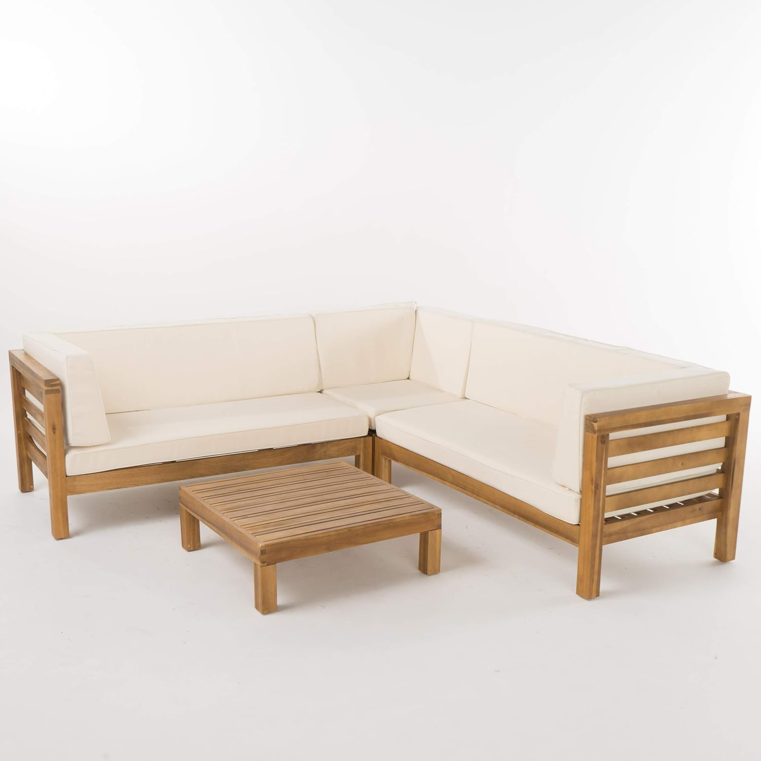 (Partial) Christopher Knight Home Oana Outdoor Wooden Sofa