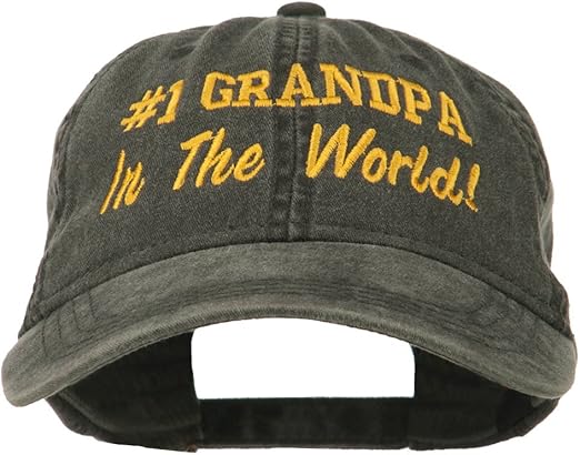 number 1 grandpa hat