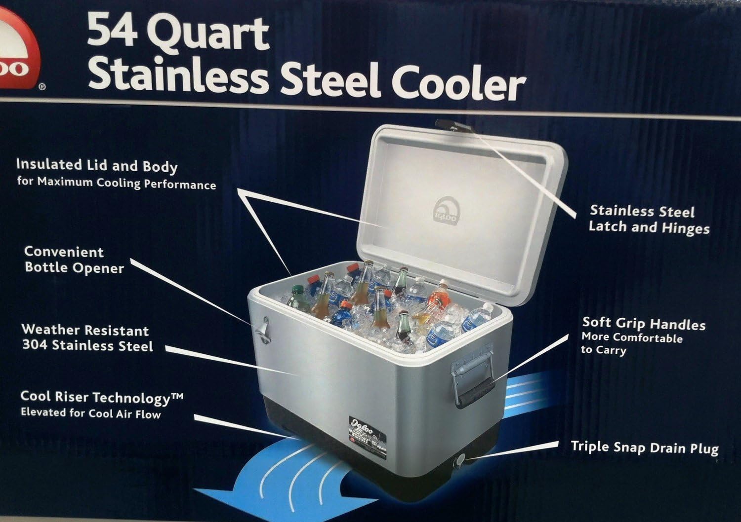 igloo 54 qt cooler