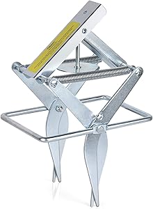 Garsum Plunger Mole Trap Gopher Trap Reusable Quick and Clean Kill,1 Scissor Trap