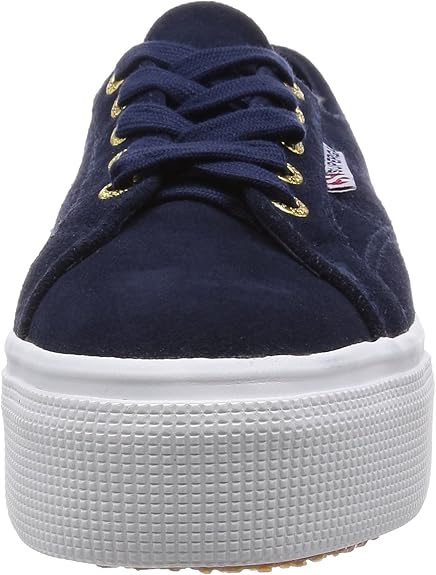 superga 2790 grey suede flatform trainers